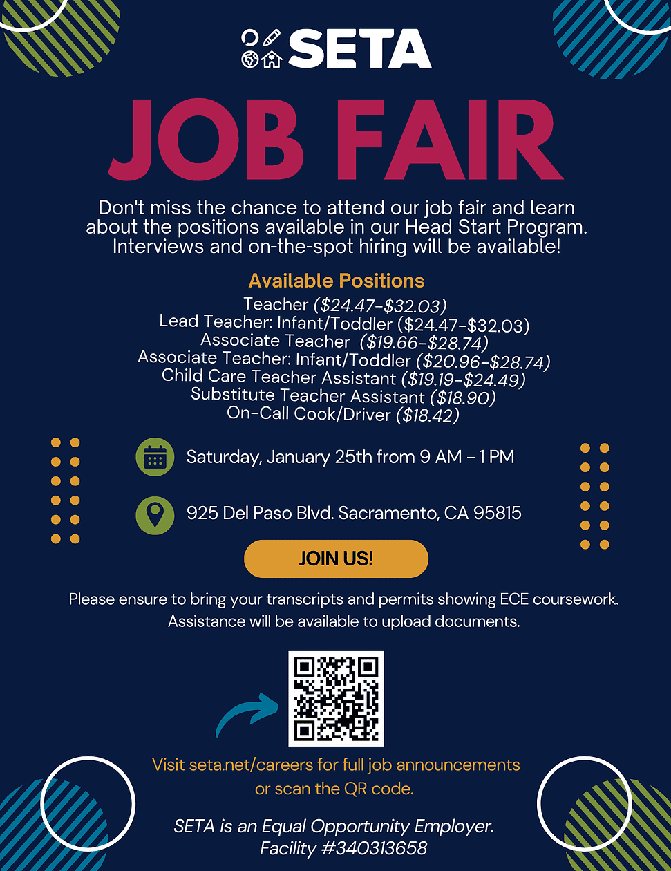 SETA Job Fair Flyer